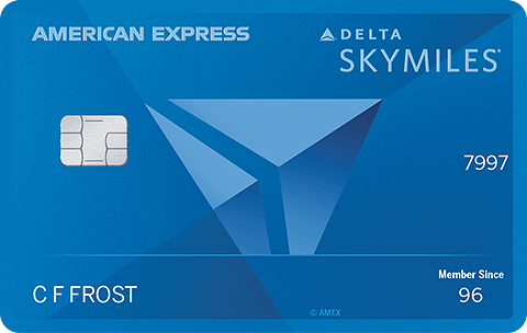 Delta SkyMiles Blue card art